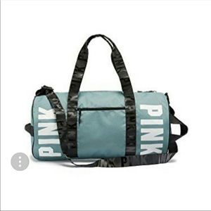 VS Pink Duffle Bag, Travel Bag,Weekender StormBlue